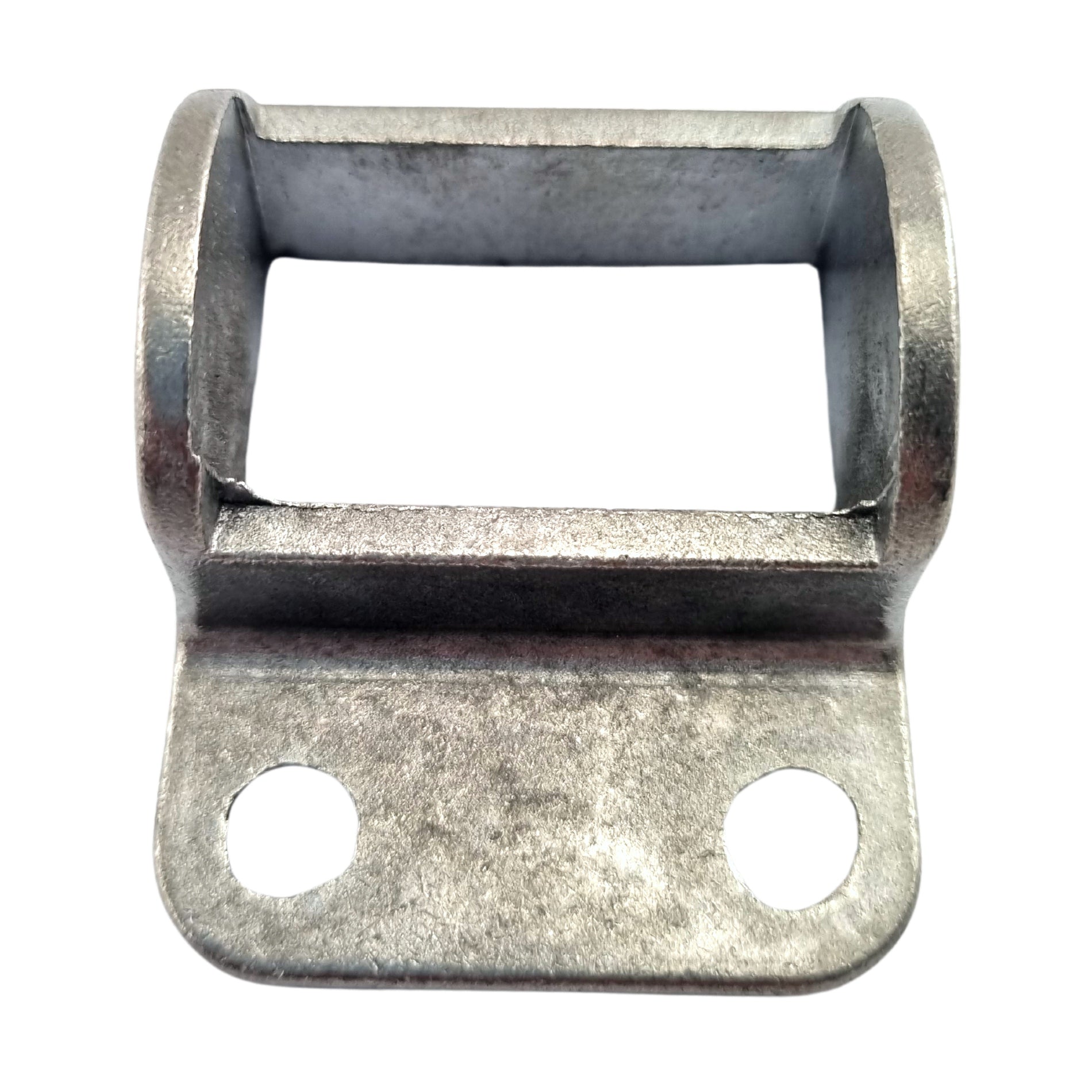 Plain Single Lug Fence Bracket with 2 Fixing Holes in Cast Iron. Product code: DB38V. Australian Made. Brand: Downee. Shop Tubular Fencing and Brackets online chain.com.au. Australia wide shipping.