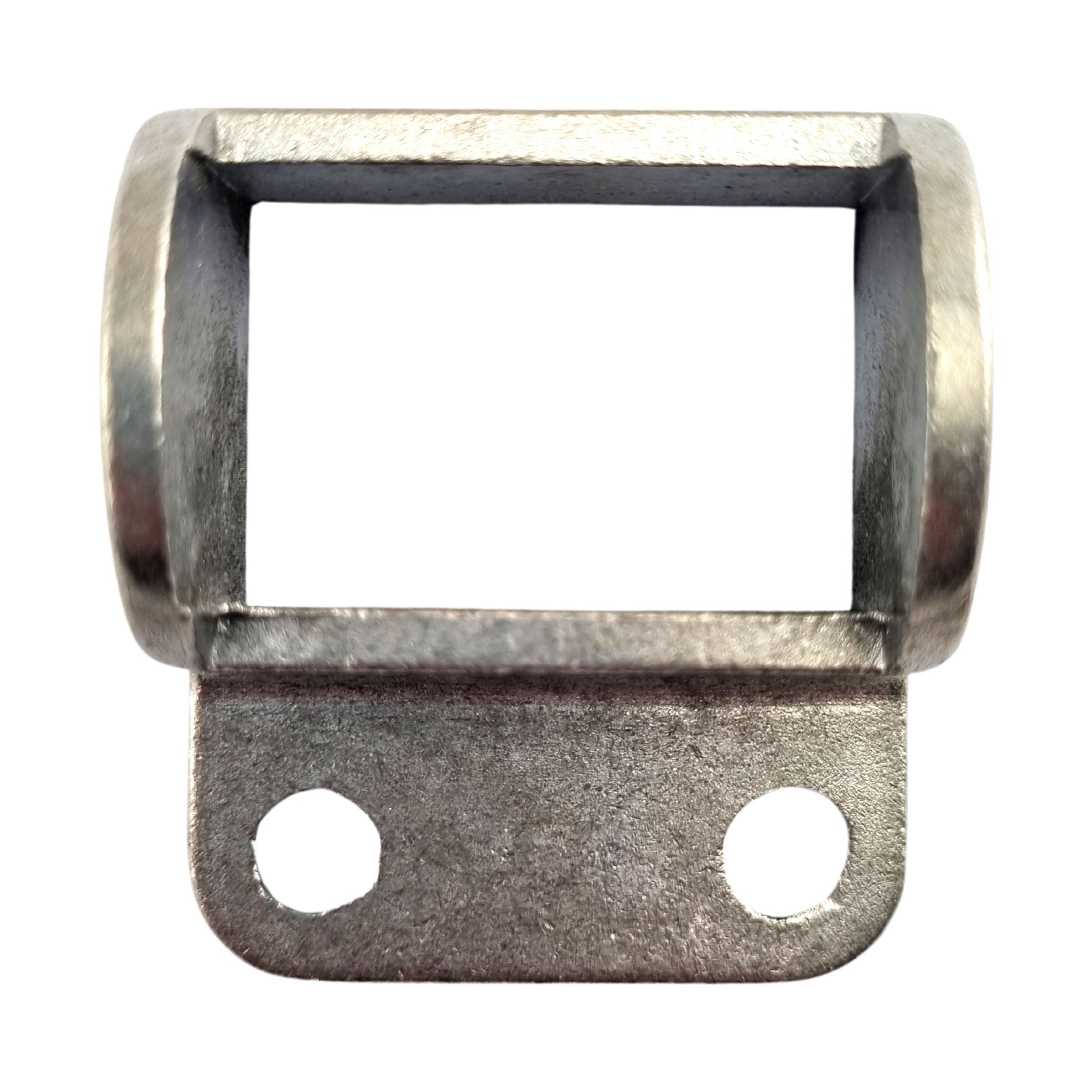 Plain Single Lug Fence Bracket with 2 Fixing Holes in Cast Iron. Product code: DB38V. Australian Made. Brand: Downee. Shop Tubular Fencing and Brackets online chain.com.au. Australia wide shipping.