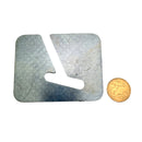 Weld On Chain Plate - Zinc Plated. Sizes: SCP5MM and SCP5MM. Australian Made. Brand: Downee. Rural Hardware, Fence and Gate Fittings. Shop online chain.com.au. Australia wide shipping.