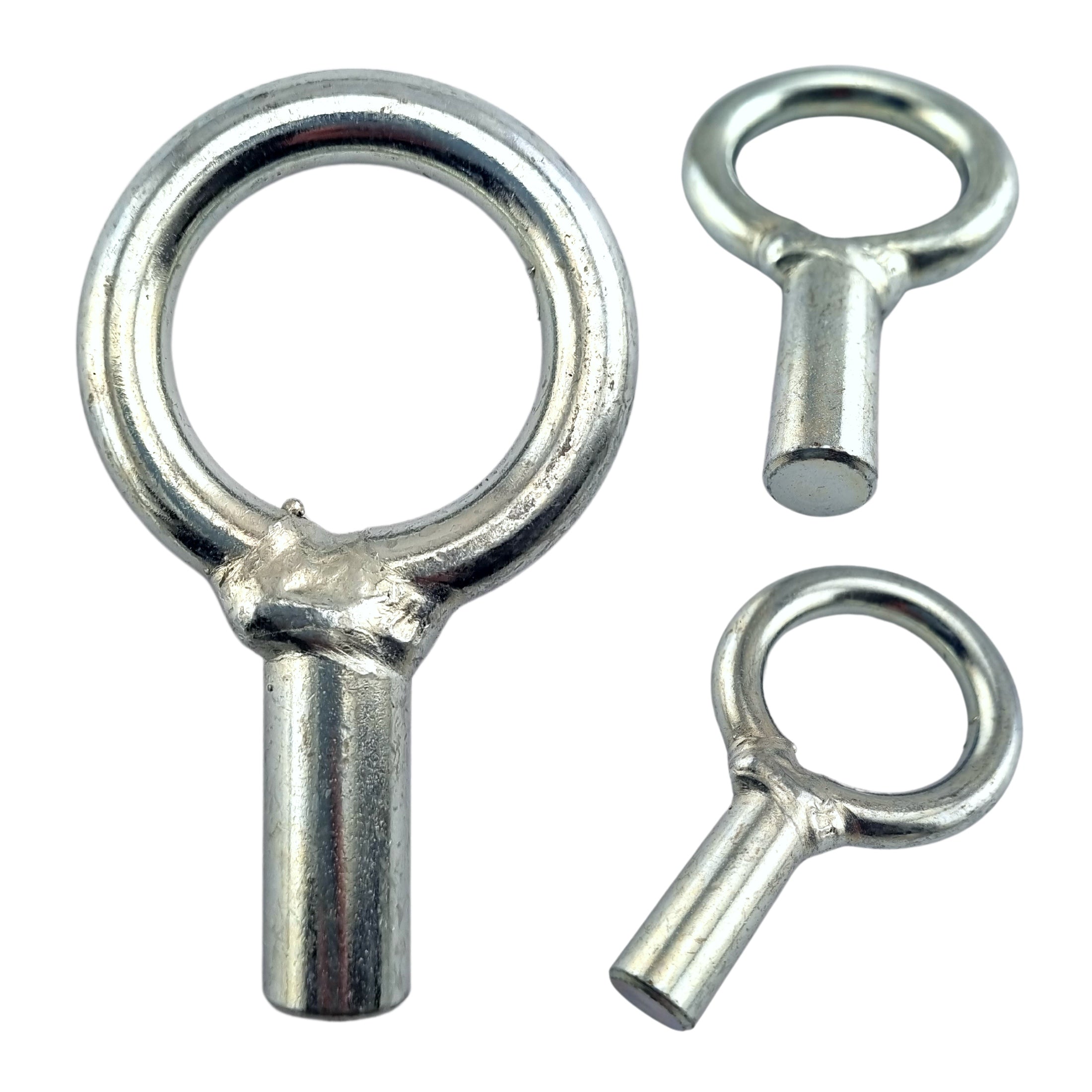 Weld On Eye Bolt, Zinc Plated. Product code: SE12W. Australian Made. Brand: Downee. Rural Hardware, Fence and Gate Fittings. Shop online chain.com.au. Australia wide shipping.