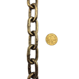 Welded Link Lighting Chain in Antique Bronze, size 6mm. Commercial Grade  Steel Chain. Delivery Australia wide. Shop: chain.com.au