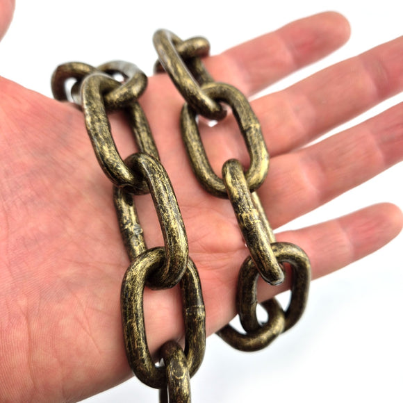 Welded Link Lighting Chain in Antique Bronze, size 6mm. Commercial Grade  Steel Chain. Delivery Australia wide. Shop: chain.com.au
