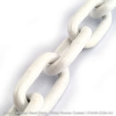 Welded Steel Chain - White Powder Coated-6