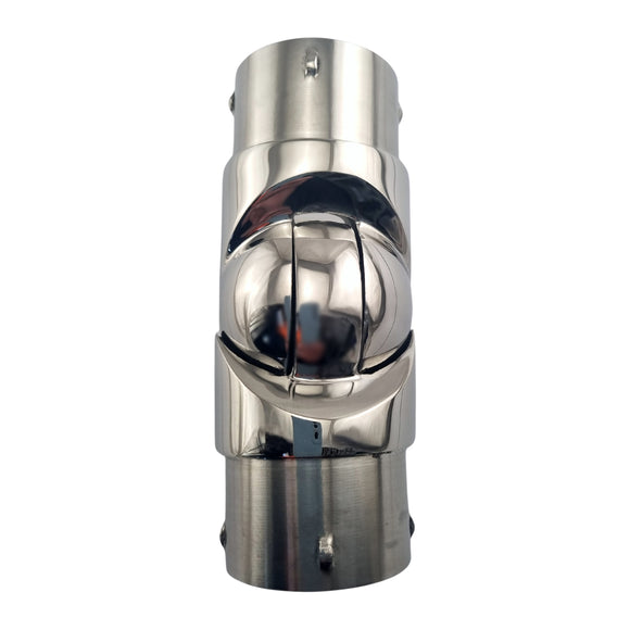 Stainless Steel Adjustable Connector - 50.8mm Rail Fitting. Australia wide shipping. Shop: chain.com.au