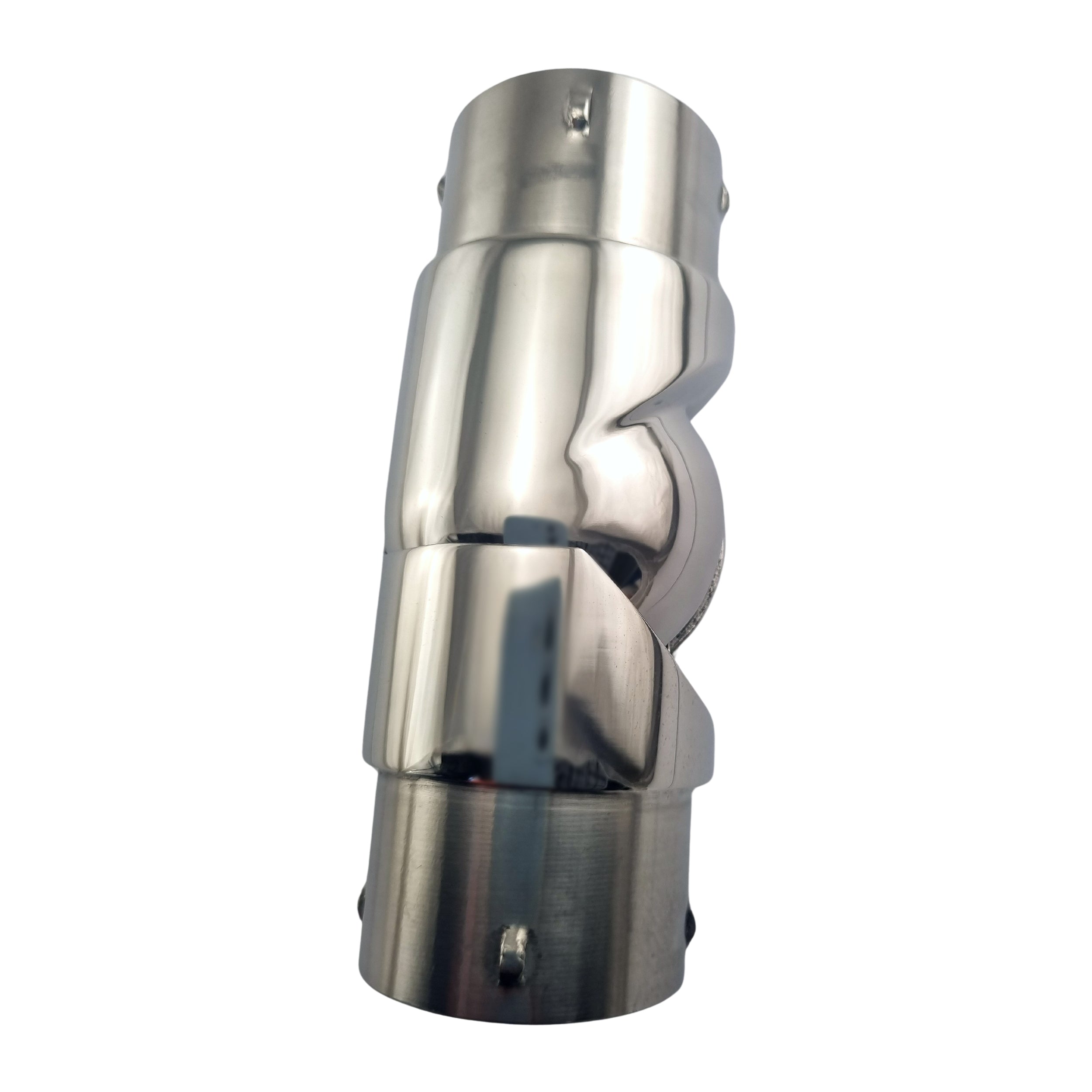 Stainless Steel Adjustable Connector - 50.8mm Rail Fitting. Australia wide shipping. Shop: chain.com.au