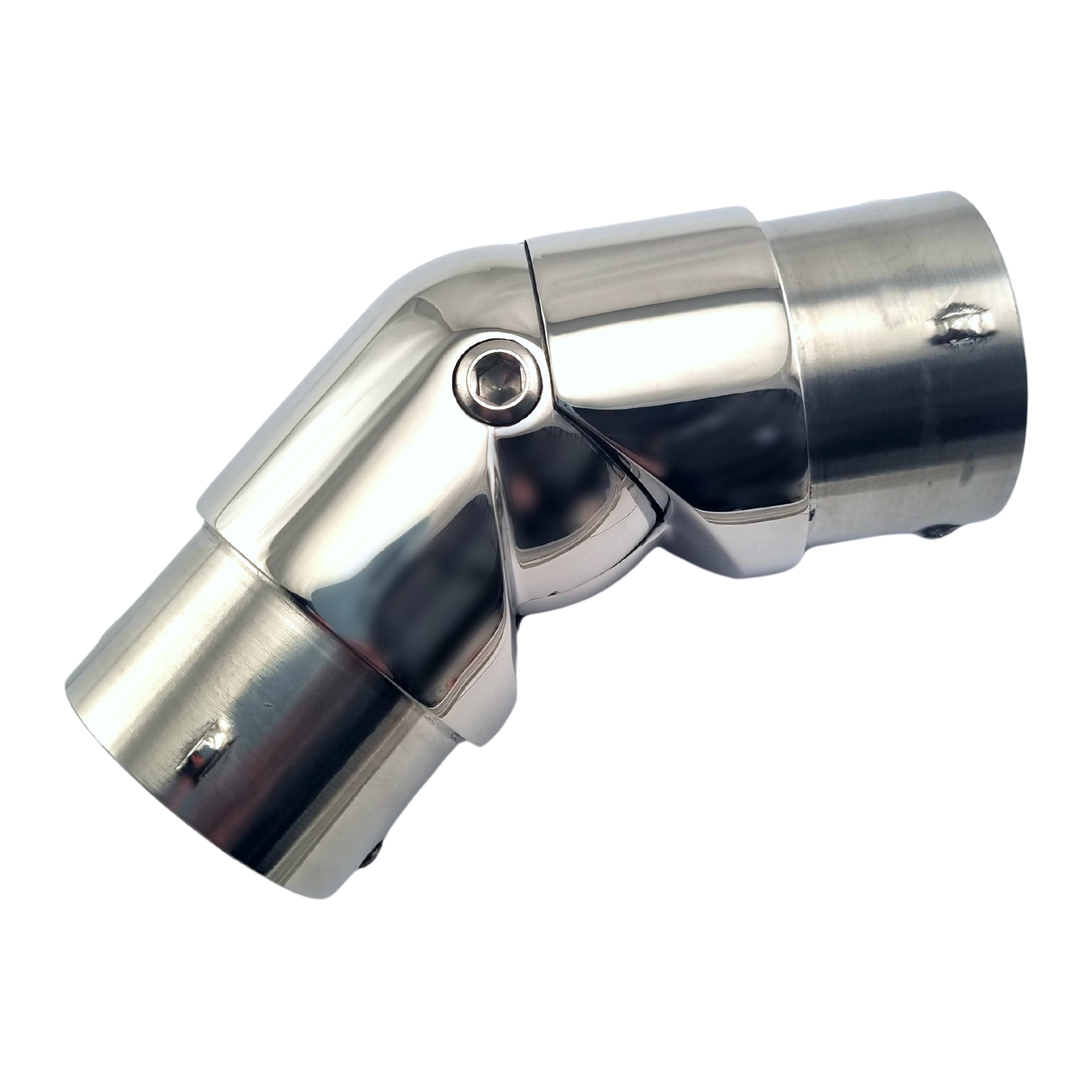 Stainless Steel Adjustable Connector - 50.8mm Rail Fitting. Australia wide shipping. Shop: chain.com.au