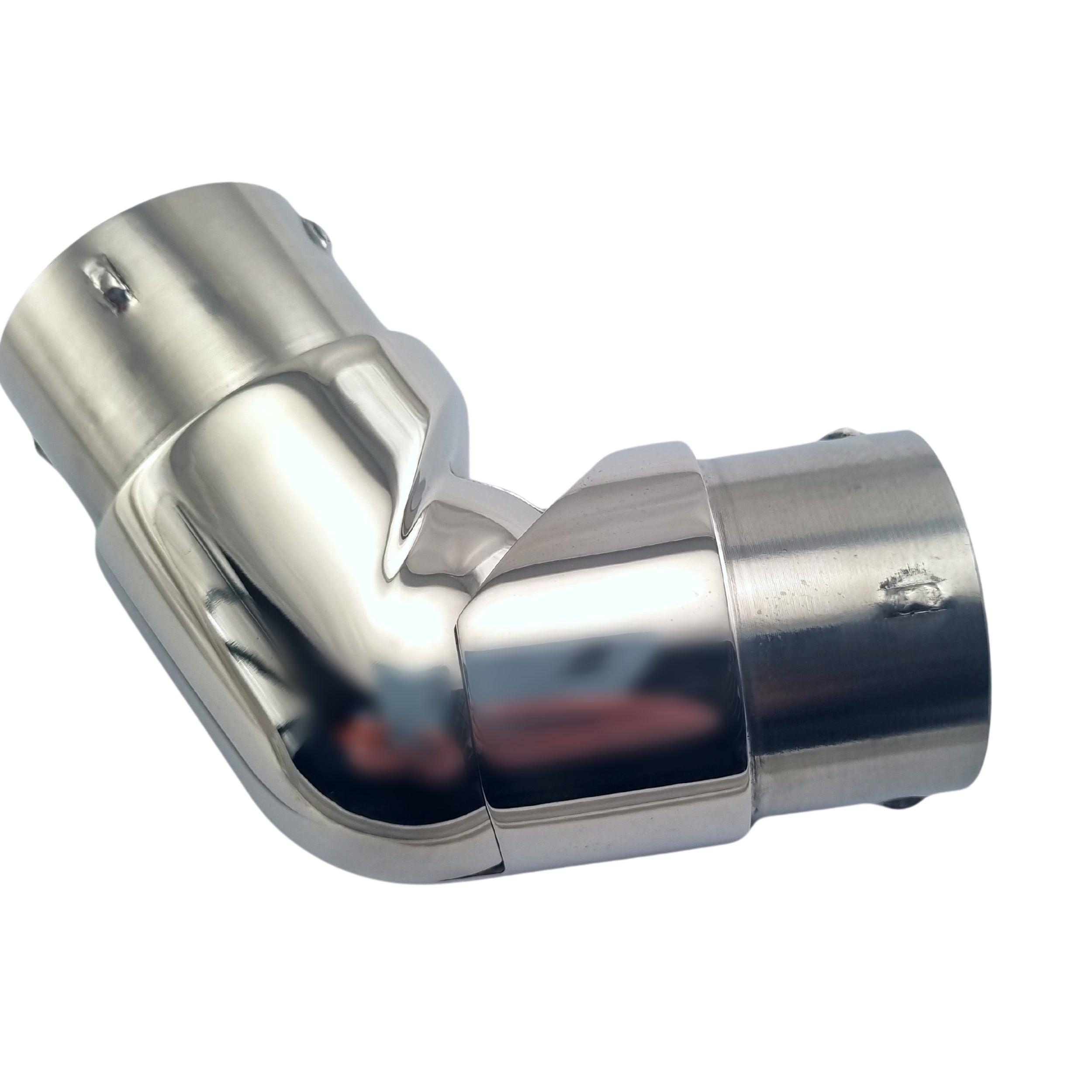 Stainless Steel Adjustable Connector - 50.8mm Rail Fitting. Australia wide shipping. Shop: chain.com.au