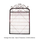 Heritage Wire Gate - Style G Pedestrian. Australian made.