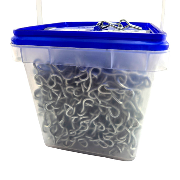 Australian made Single Jack Chain, Size: 2.5mm in Galvanised Steel x 30m bucket. Melbourne, Australia.