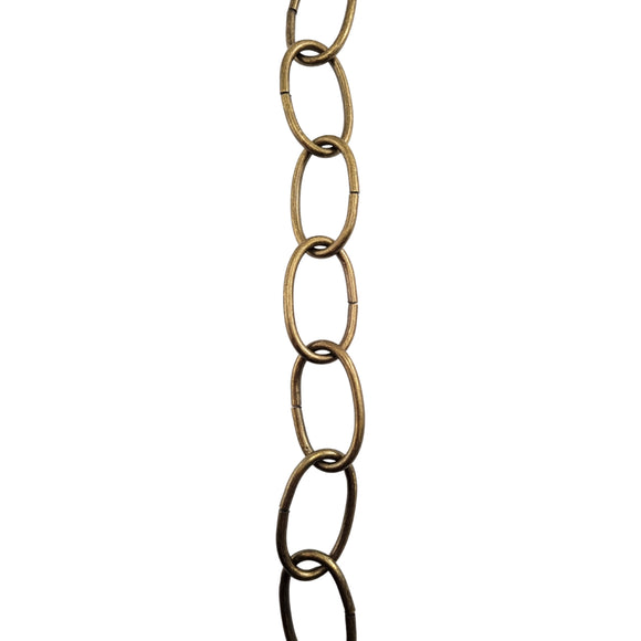 Lighting Chain in Antique Bronze, size 3.2mm. Order chain by the metre or 30-metre reel. Delivery Australia wide.