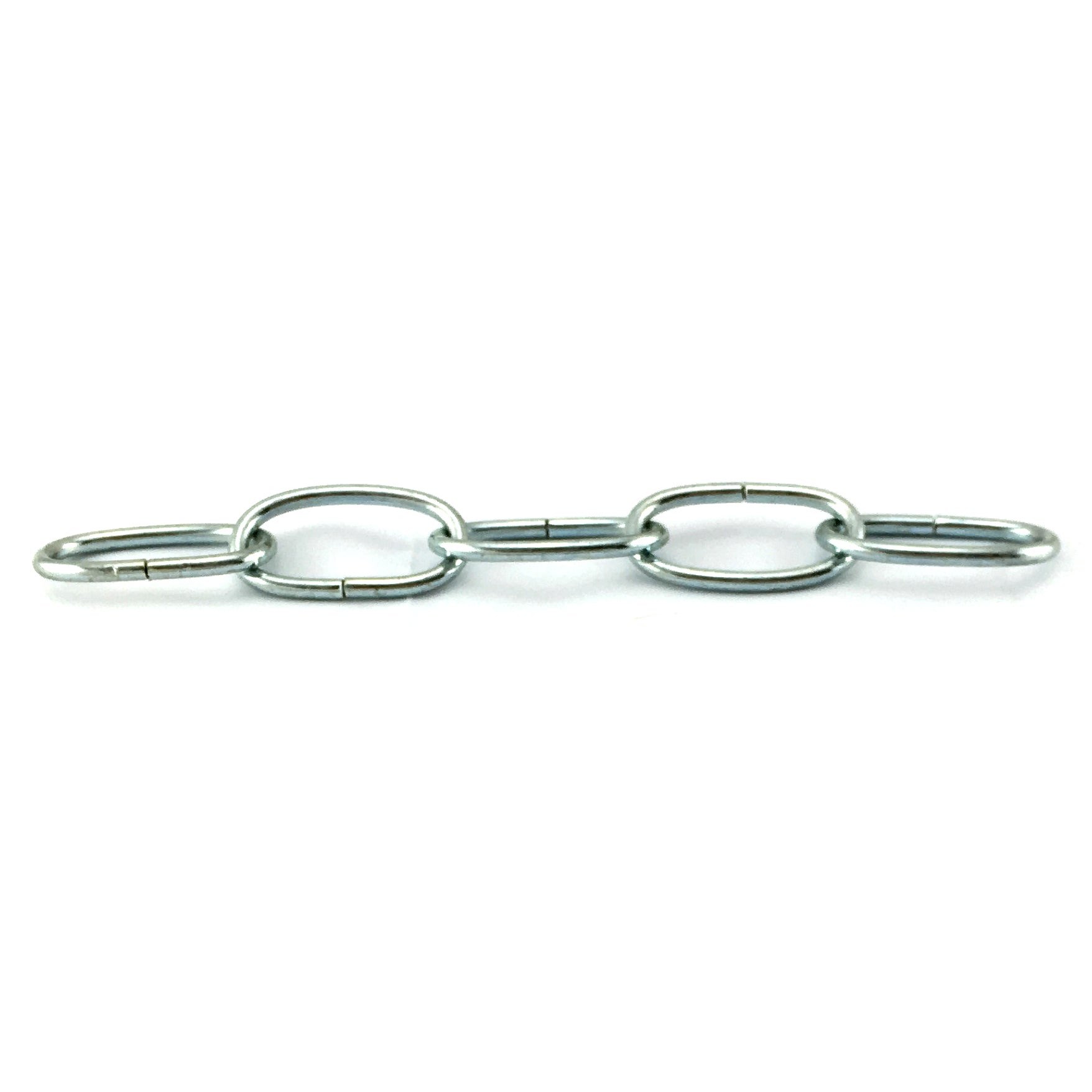 Chrome Plated Lighting Chain, size: 3.8mm. Commercial grade. Chain by the metre & bulk buy. Factory direct prices. Australia wide shipping from Melbourne. Shop: chain.com.au