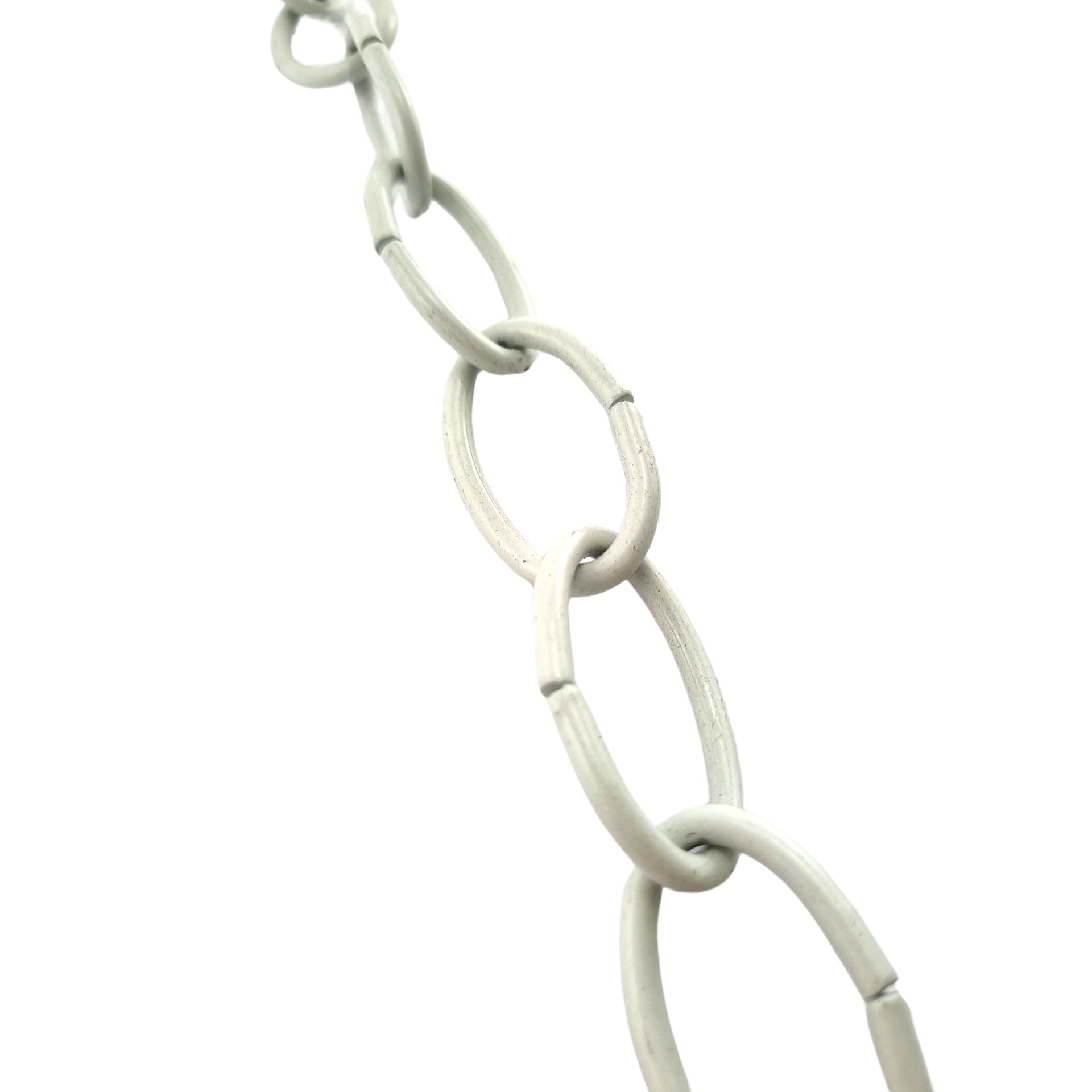 White Lighting Chain, size: 3.8mm. Commercial grade. Chain by the metre & bulk buy. Factory direct prices. Australia wide shipping from Melbourne. Shop: chain.com.au