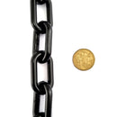 Plastic Chain Black. Size: 8mm. Order by the metre. Australia wide delivery.