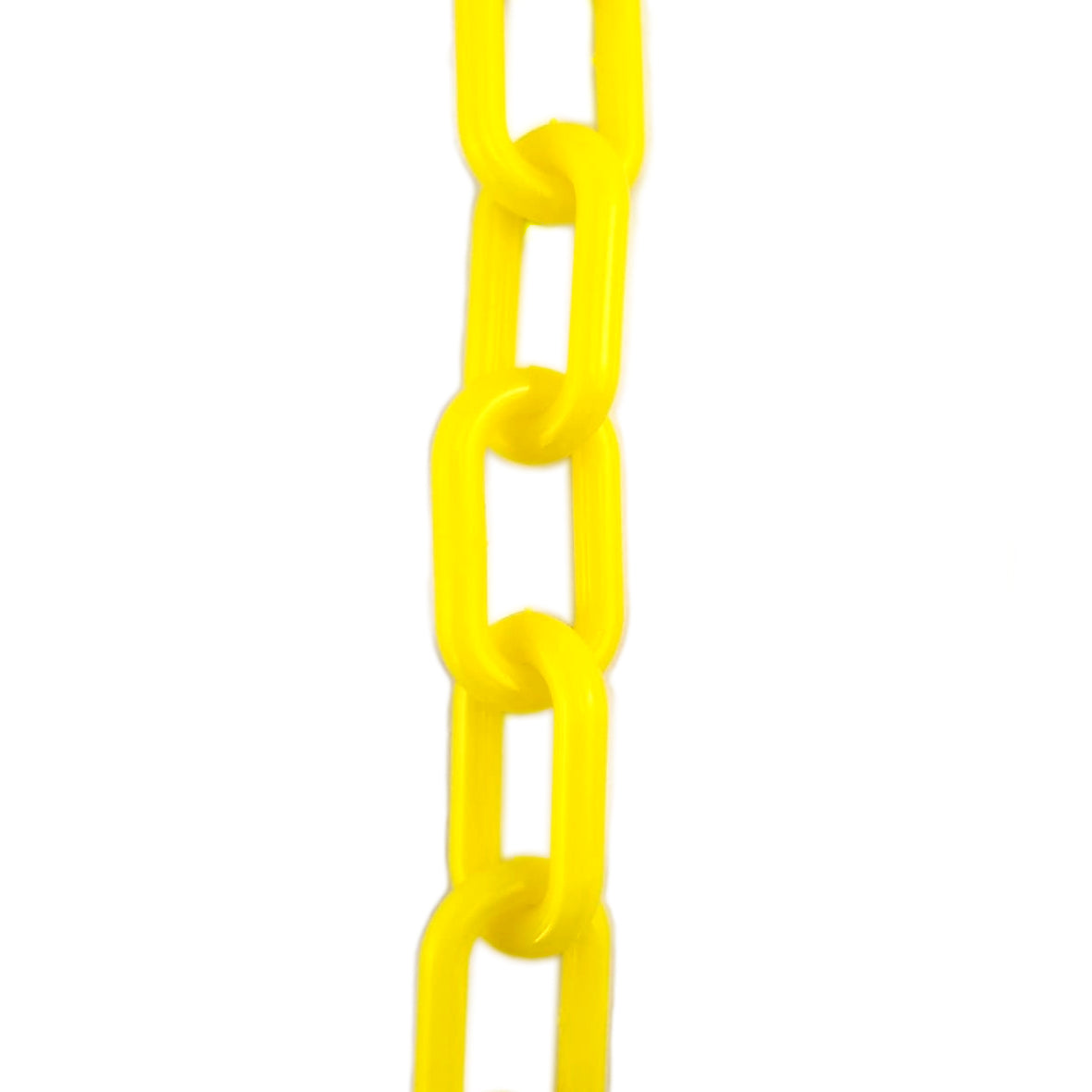 Yellow Plastic Chain, sizes: 6mm & 8mm. Chain by the metre or bulk buy larger reels. Australia wide shipping + Melbourne pick up. Shop: Chain.com.au