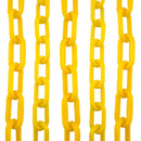 Yellow Plastic Chain. Sizes: 6mm & 8mm. By from 1m. Australia wide shipping. 