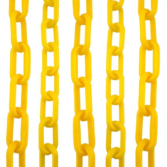 Yellow Plastic Chain. Sizes: 6mm & 8mm. By from 1m. Australia wide shipping. 