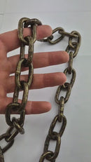Welded Link Lighting Chain - Antique Bronze-3