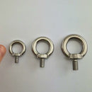 Lifting Eye Bolts in 316 Stainless Steel, Sizes: 8mm, 10mm, 12mm. Australia wide shipping. Chain.com.au