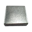 Flat Square Tube Caps, Galvabond. Australian made. Brand: Downee. Fence & Gate Fittings. Shop online chain.com.au