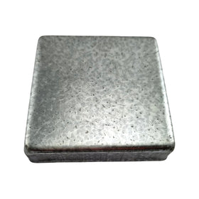 Flat Square Tube Caps, Galvabond. Australian made. Brand: Downee. Fence & Gate Fittings. Shop online chain.com.au