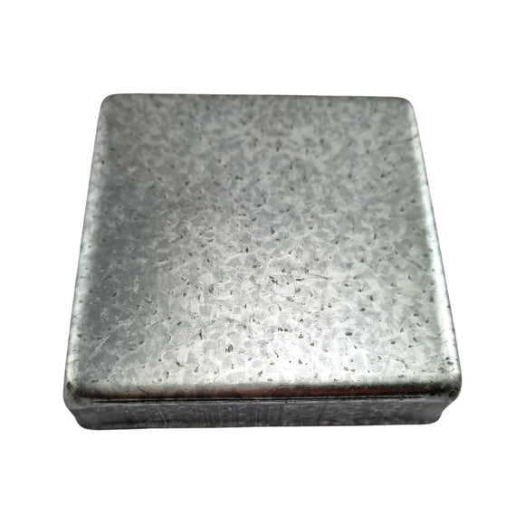 Flat Square Tube Caps, Galvabond. Australian made. Brand: Downee. Fence & Gate Fittings. Shop online chain.com.au
