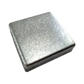 Flat Square Tube Caps, Galvabond. Australian made. Brand: Downee. Fence & Gate Fittings. Shop online chain.com.au