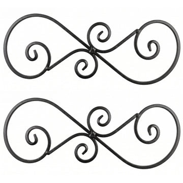 Zinc or black steel scrolls in style: DHP100-14 and DHP100-15. Buy 1 or many at factory-direct prices. Australia.