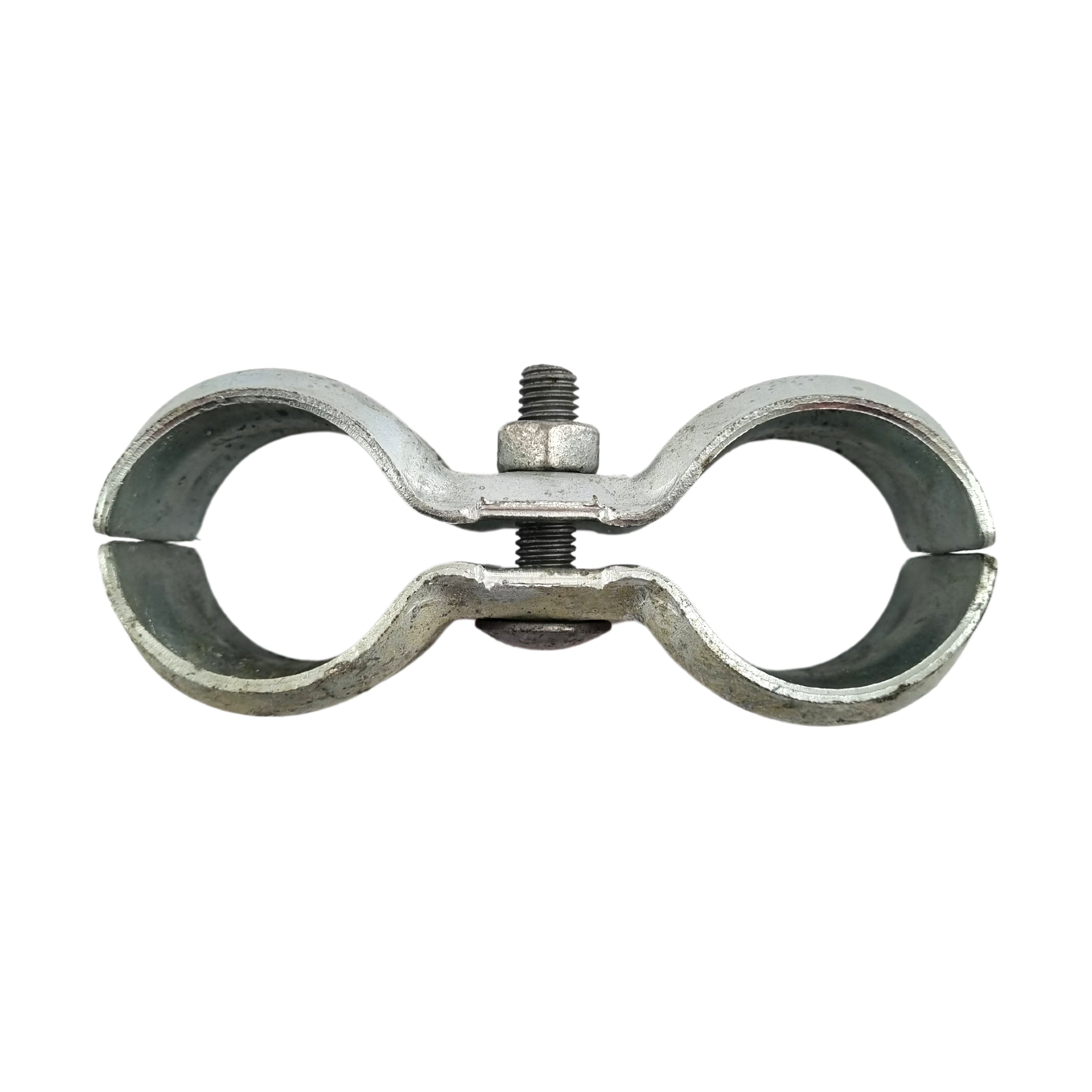 Stockyard Clamps, Galvanised. Product codes: TFC4040, SYC5025, SYC5032, TFC5050, CYC8050. Australian Made. Brand: Downee. Shop Stockyard Parts, Rural Hardware, Fence and Gate Fittings online chain.com.au. Australia wide shipping.