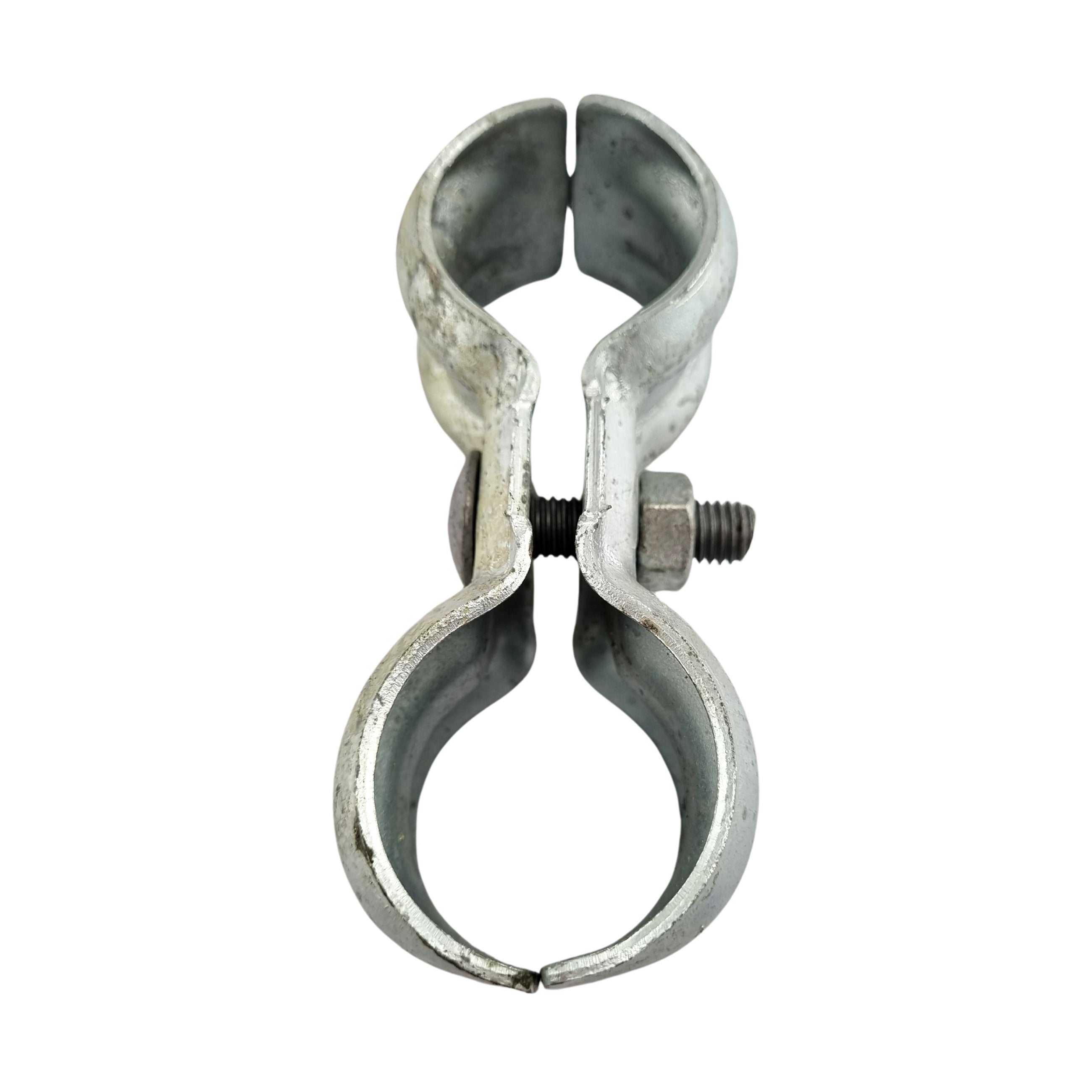 Stockyard Clamps, Galvanised. Product codes: TFC4040, SYC5025, SYC5032, TFC5050, CYC8050. Australian Made. Brand: Downee. Shop Stockyard Parts, Rural Hardware, Fence and Gate Fittings online chain.com.au. Australia wide shipping.