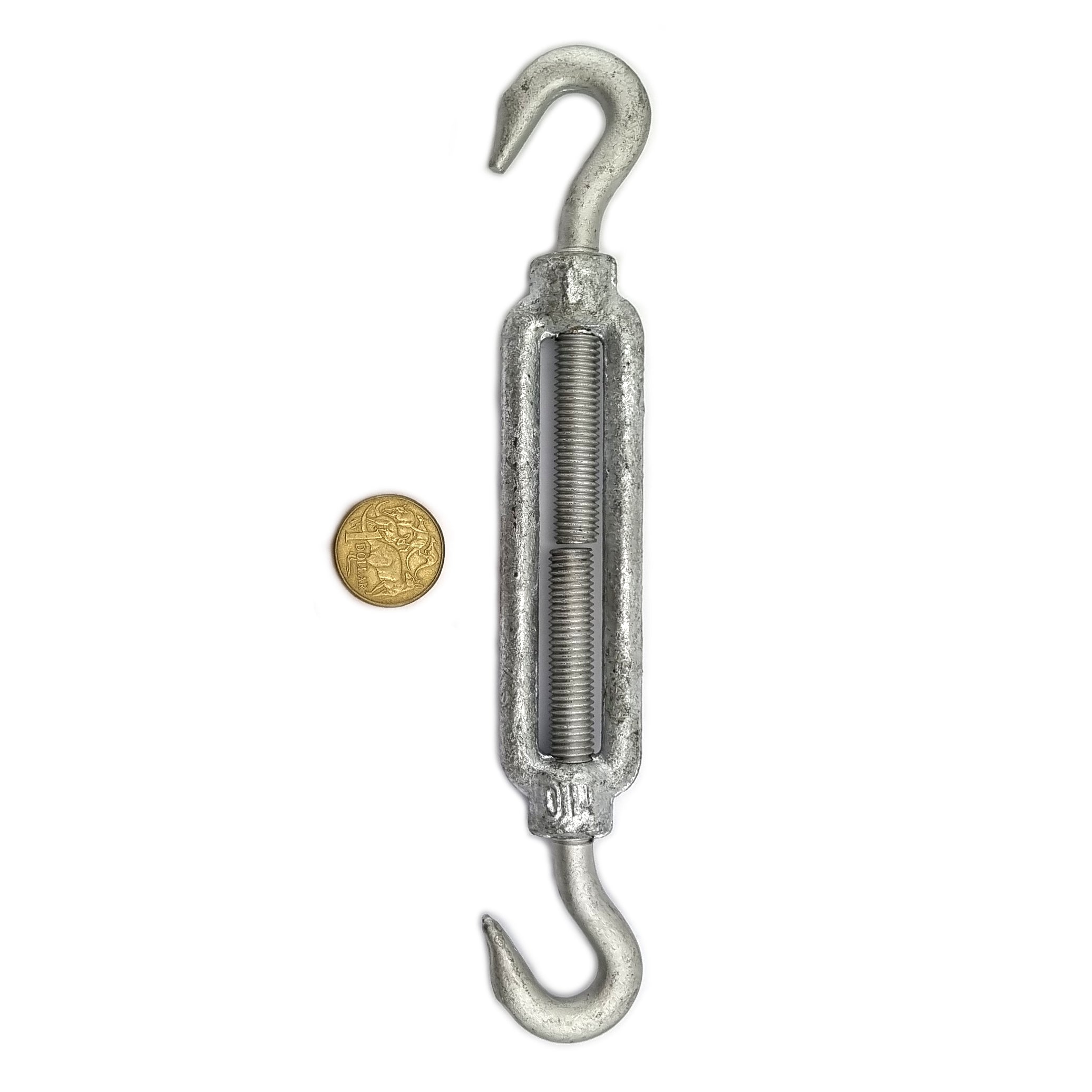 Turnbuckles - Galvanised - Hook-Hook - Size: 10mm. Australia