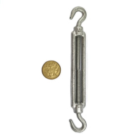 Turnbuckles - Galvanised - Hook-Hook - Size: 6mm. Australia