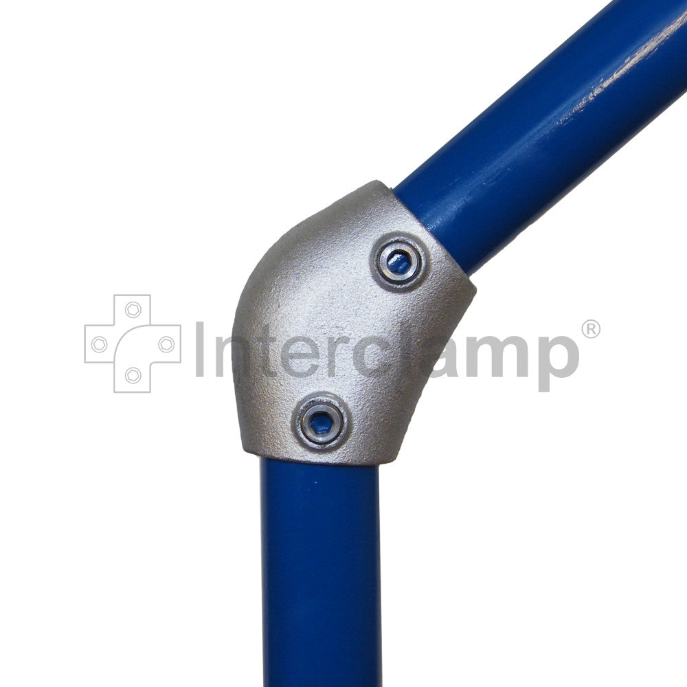 Variable Angle Elbow 15° to 60° for Galvanised Pipe (Interclamp Code 124). Australia wide delivery. Shop online chain.com.au