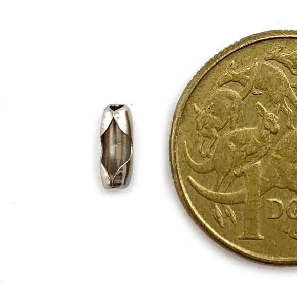 2.3mm Ball Chain Joiner (or Ball Chain Connector) in Stainless Steel x Qty 100. Shop online Australia