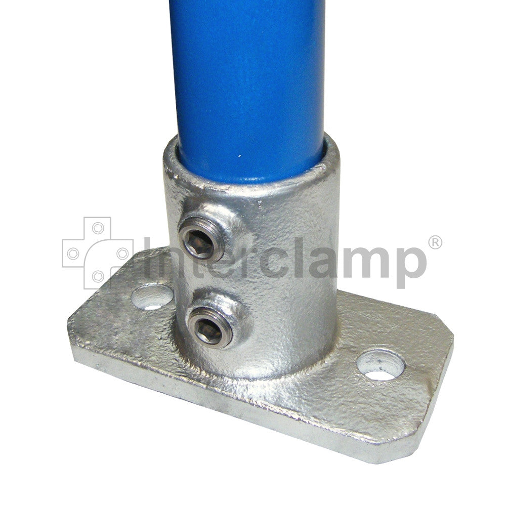 Floor Flange for 48mm Galvanised Pipe by Interclamp. Shop chain.com.au