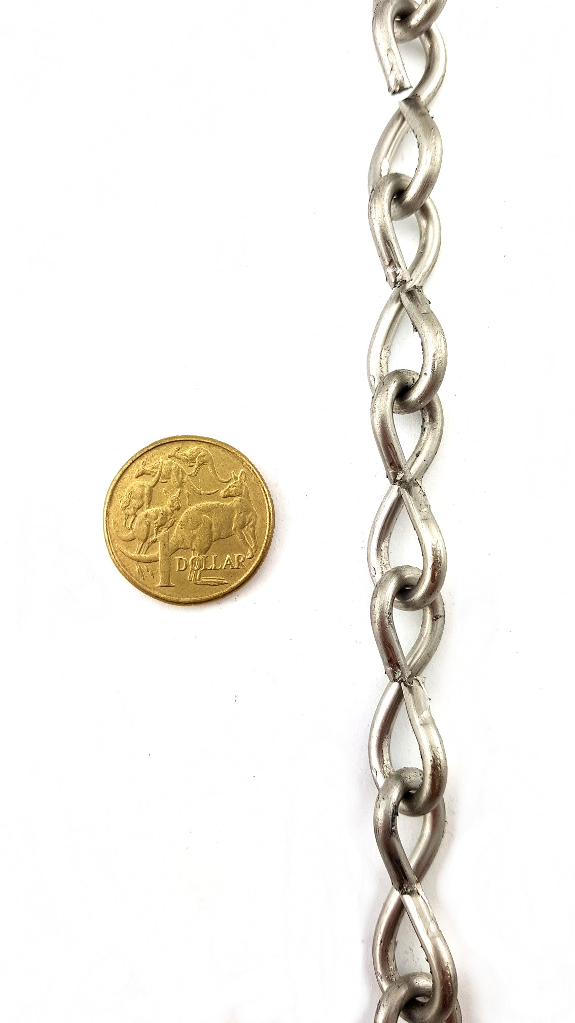 3.15mm Single Jack Chain in Stainless Steel x 30m. Australian Made ...
