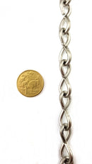 Australian made Single Jack Chain in marine grade stainless steel, size 3.15mm, purchase by the metre. Made in Melbourne, Australia.