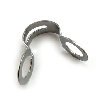Ball Chain End clip - chrome - 4.5mm x 100 units. Australia