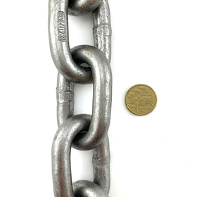 AS Plain Steel Trailer Chain 13mm x 25kg (7m). Melbourne, Australia