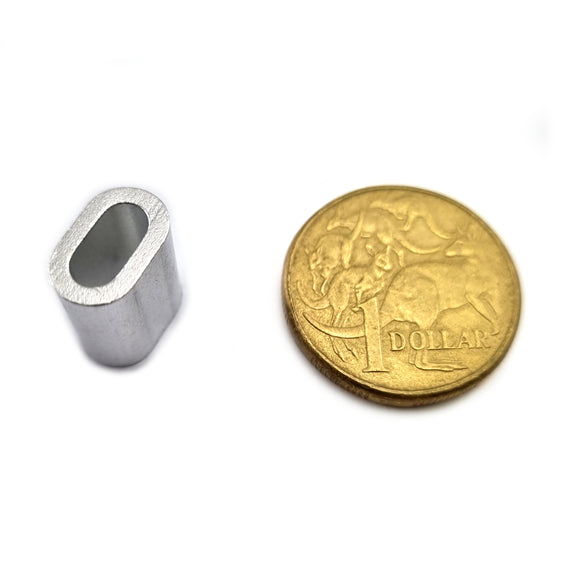 4mm Aluminium Sleeve Swage. Balustrade supplies Australia