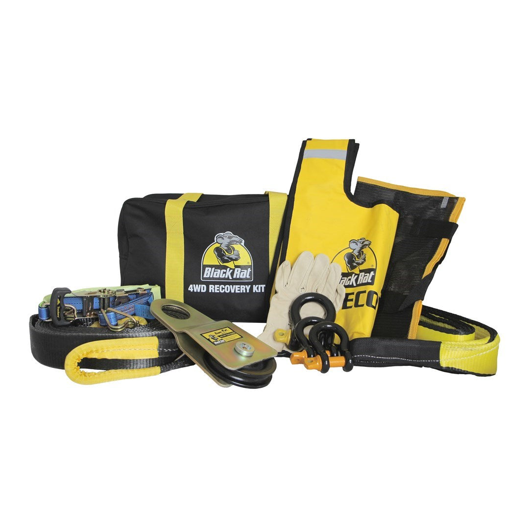 Black Rat 4WD Safety Recovery Kit. Shop 4WD Accessories online chain.com.au