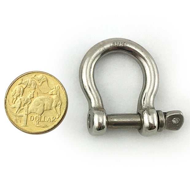 Bow Shackle Stainless Steel size 6mm Australia