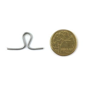 Australian made galvanised wire Caterpillar Clips packaged in bags of 100 or 1000. Australia wide shipping, shop online chain.com.au