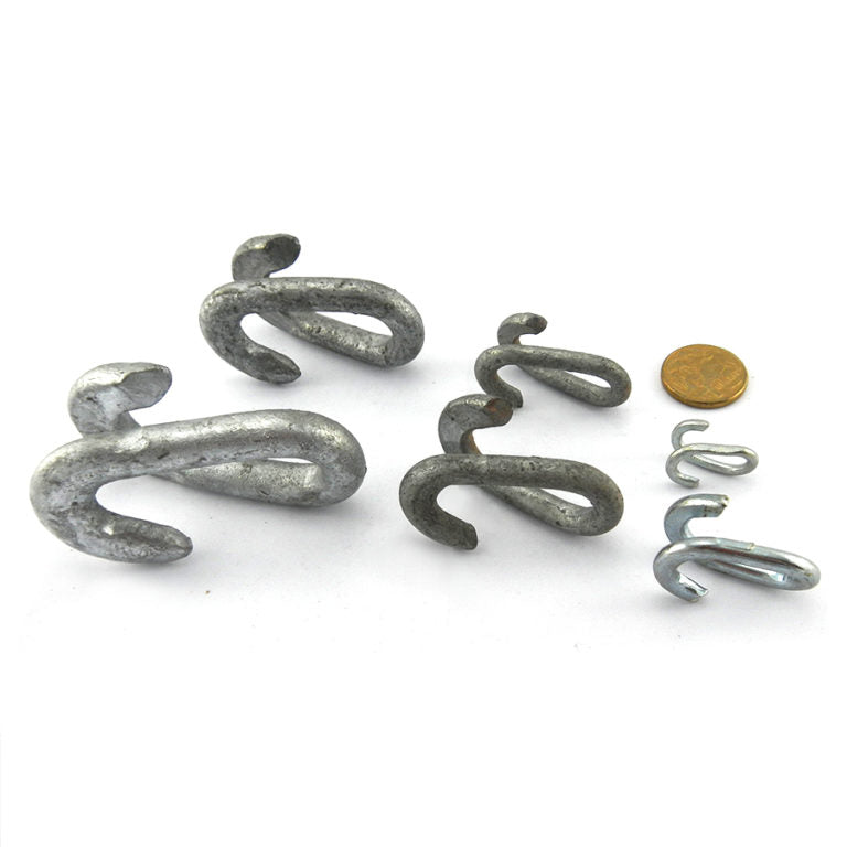Chain connecting links (split links) in Steel with Galvanised and Zinc Plated finishes. Various sizes available. Delivery Australia wide.