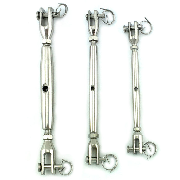 Closed Body Turnbuckle Stainless Steel Jaw to Jaw sizes: 5mm, 6mm, 8mm. Australia wide delivery. 