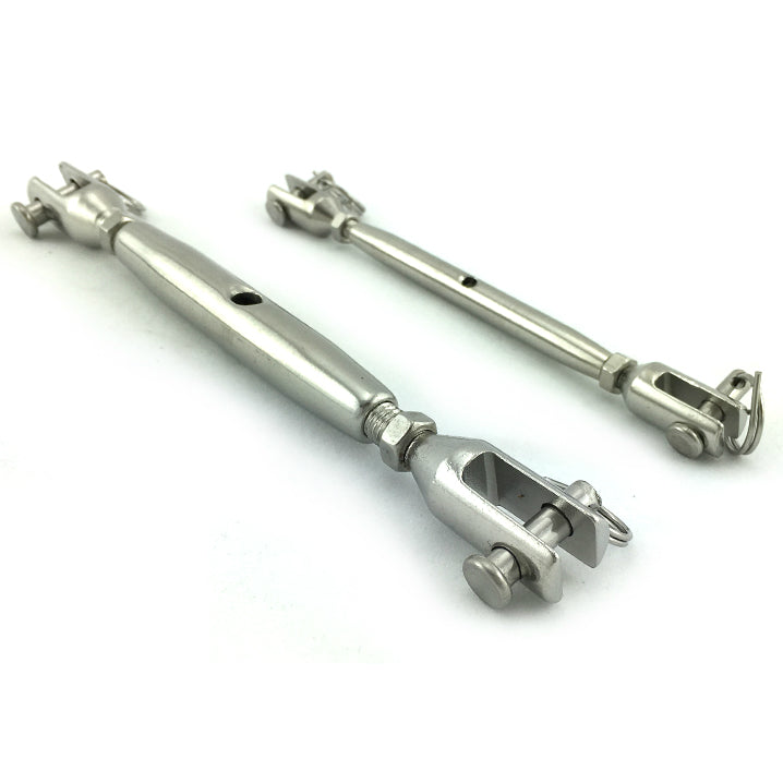 Closed Body Turnbuckle Stainless Steel Jaw to Jaw sizes: 5mm, 6mm, 8mm. Australia wide delivery. 