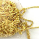 Jewellery Curb Chain in gold plate, Melbourne Australia