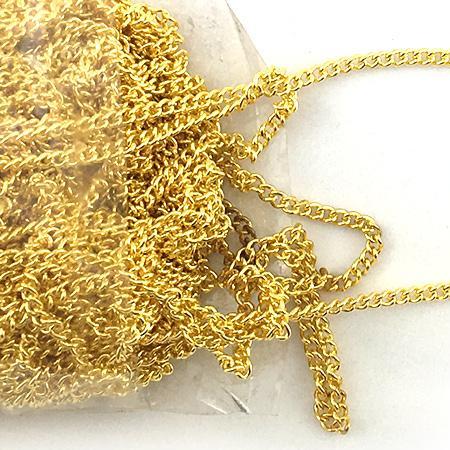 Gold plated curb chain. Jewellery chain Australia wide delivery.