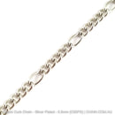 Figaro Curb Chain Silver Plated. Size: 0.5mm, C50FG. 25m Reel. Shop Jewellery Chain online. Australia wide shipping. Chain.com.au