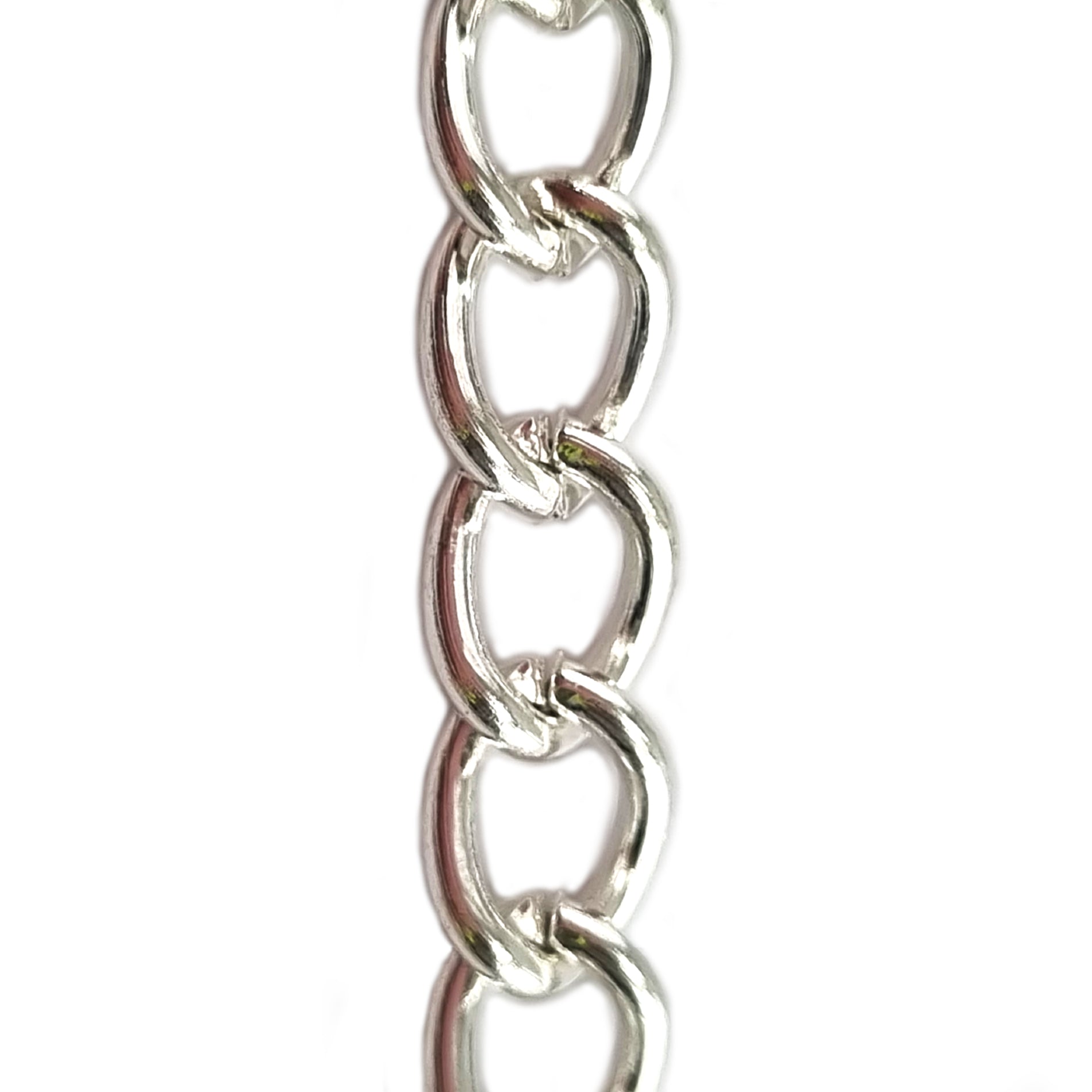 Silver Plated Oval Curb Chain. Available in various sizes. Shipping Australia wide & Melbourne click & collect. Shop Jewellery Chain online chain.com.au