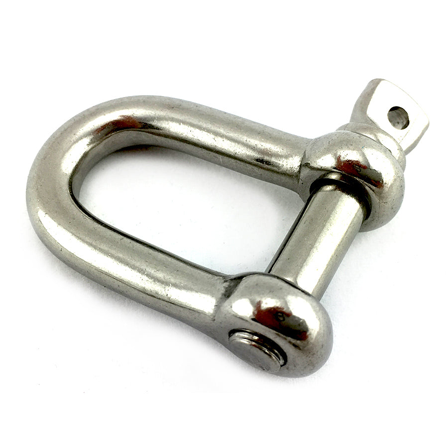 Marine grade type 316 stainless steel D Shackle, size 4mm.